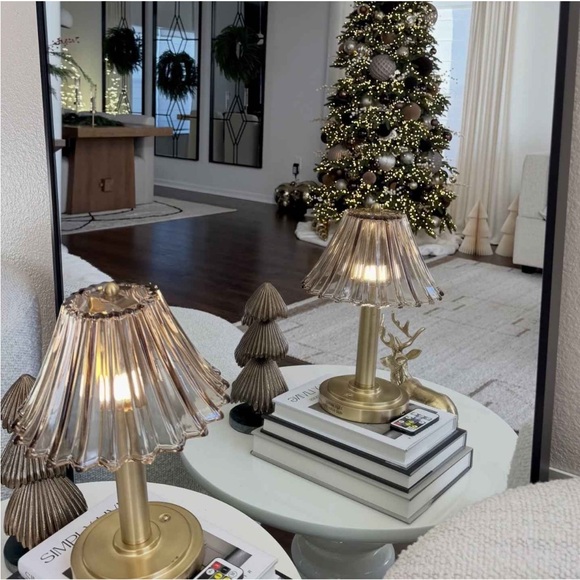 Metal Christmas Trees with Marble Base Gold Lg & Sm - Threshold Studio McGee - Picture 6 of 12
